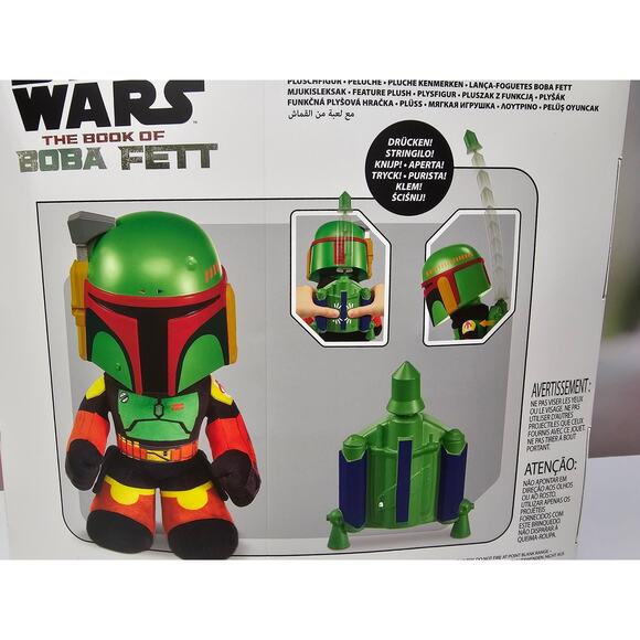 Star Wars the Book Of Boba Fett Rocket Launching Feature Plush NWT - Picture 4 of 4
